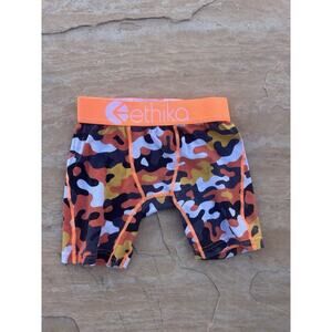 Ethika Youth Boys Underwear Size 4T Orange Camo